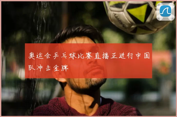 奥运会乒乓球比赛直播正进行中国队冲击金牌