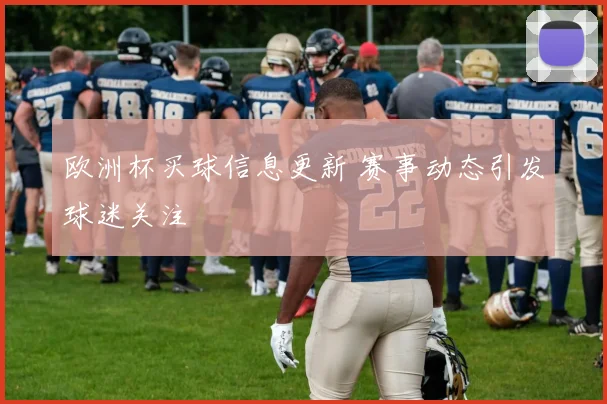 欧洲杯买球信息更新 赛事动态引发球迷关注